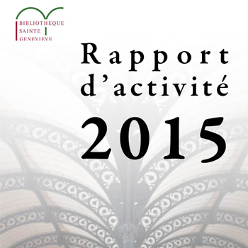 Rapport d'activité 2015 - ouvre nouvelle fenêtre